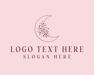 Decor - Floral Moon Garden logo design