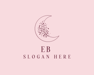 Moon - Floral Moon Garden logo design