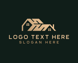 Roofing - House Roof Realty logo design