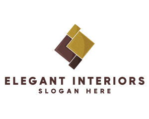 Tile Pattern Flooring logo design