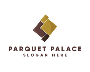 Parquet - Tile Pattern Flooring logo design