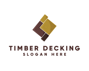 Decking - Tile Pattern Flooring logo design