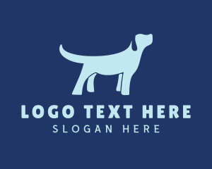 Red Dog - Pet Puppy Dog logo design
