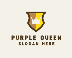 Regal Crown Shield logo design