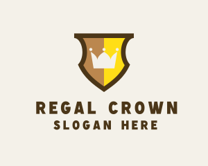 Regal Crown Shield logo design