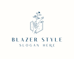 Styling Flower Hand logo design