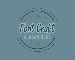 Generic Craft Business  logo design