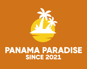 Island Sunset Resort  logo design