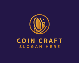 Coin - Cryptocurrency Coin Trading logo design