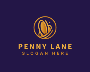 Penny - Cryptocurrency Coin Stocks logo design