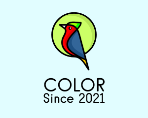 Colorful Safari Bird  logo design