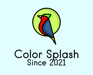 Colorful Safari Bird  logo design