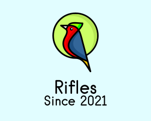 Passerine - Colorful Safari Bird logo design