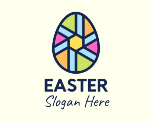 Lantern Flower Easter Egg logo design