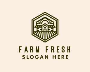 Farm Villa Landscape  logo design