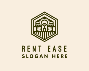 Rental - Farm Villa Landscape logo design