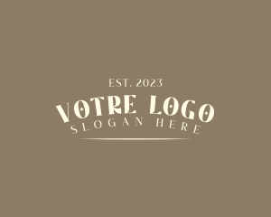 Wordmark - Elegant Apparel Boutique logo design