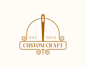 Needle Craft Tailoring logo design