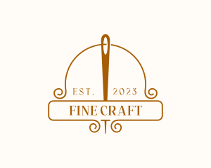 Needle Craft Tailoring logo design