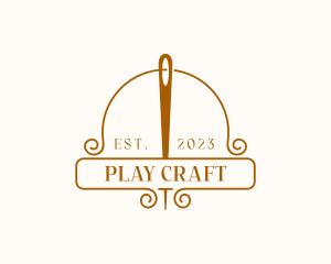 Needle Craft Tailoring logo design