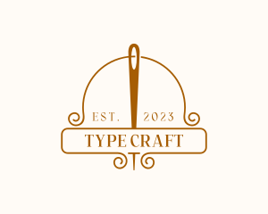 Needle Craft Tailoring logo design