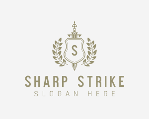 Weapon - Sword Shield Weapon logo design