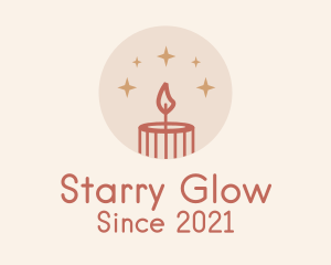 Starry Candle Light logo design