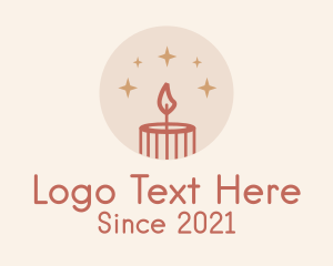 Church - Starry Candle Light logo design