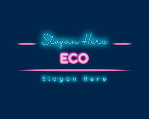 Neon Glow Business Logo