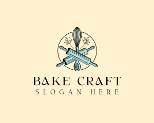 Baking Whisk Pastry logo design