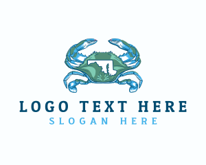 Crab - Maryland Blue Crab logo design