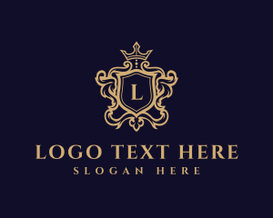 Ornate - Royalty Crown Ornate Crest logo design