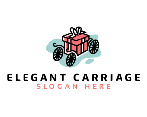 Carriage Gift Present logo design