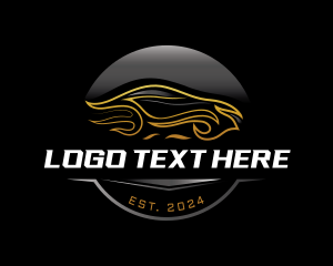 Car Racing - Luxury Car Automotive logo design