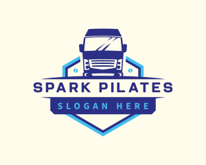 Truck Transportation Logistics Logo