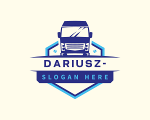 Truck Transportation Logistics Logo