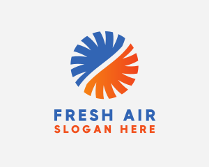 Industrial Cooling Heating logo design