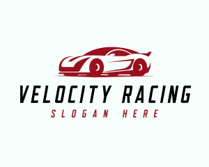 Sports Car Racing Vehicle logo design