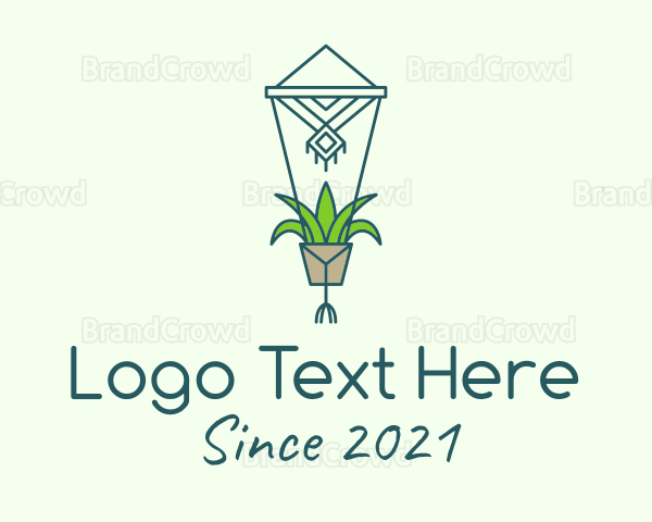 Hanging Plant Pot Logo