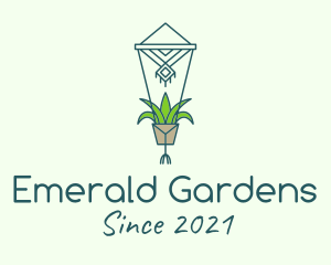 Hanging Plant Pot logo design