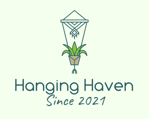 Hanging Plant Pot logo design