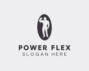 Bicep - Fit Muscular Bodybuilder logo design