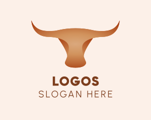 Horns - Brown Bull Rodeo logo design