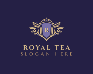 Royal Wings Shield logo design