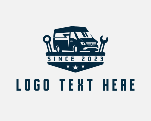 Auto Repair - Van Auto Repair Mechanic logo design