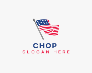 Veteran - American Flag Veteran logo design