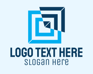 Geometric Optical Illusion  Logo