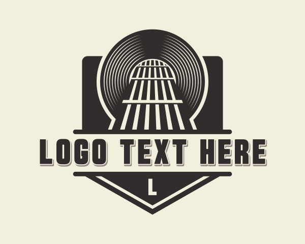 Record Label - Acoustic Vinyl Record logo design