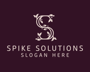 Beauty Spa Letter S logo design