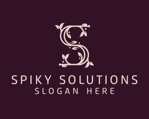 Beauty Spa Letter S logo design